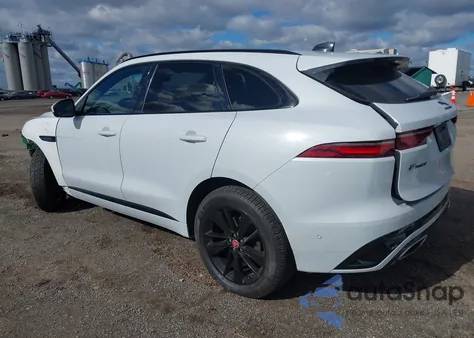 2021 Jaguar F-Pace R-Dynamic S P400 Awd Automatic z USA, uszkodzony, nr VIN SADCT2FU5MA667712
